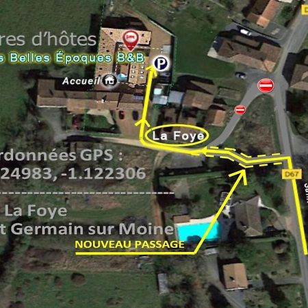 LES BELLES ÉPOQUES B&B - JACUZZI - PISCINE - TERRASSES - BRUMISATEURS - Proche Puy du Fou Saint-Germain-sur-Moine Exterior foto